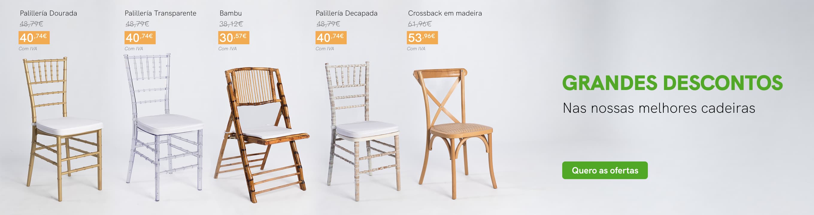 Ofertas cadeiras